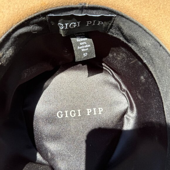 Gigi Pip Monroe Rancher Fedora Hat Brown main image 5